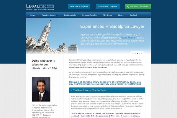 Site using Sociable plugin