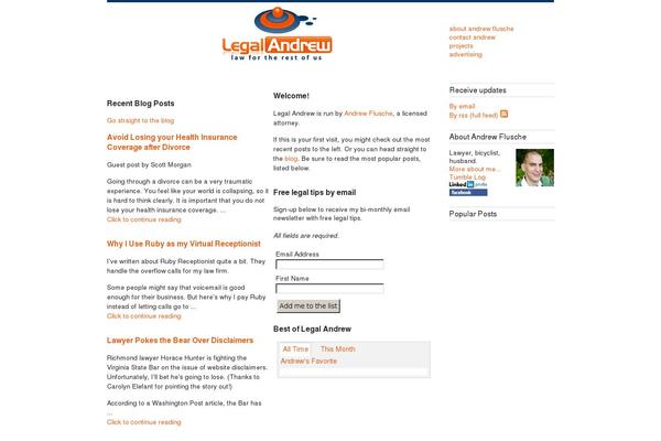 legalandrew.com site used WhiteSpace