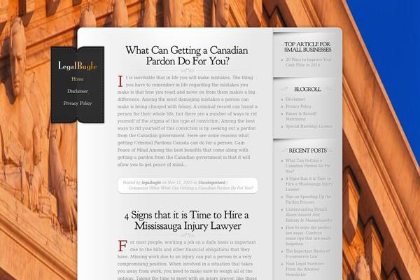 Memoir theme site design template sample