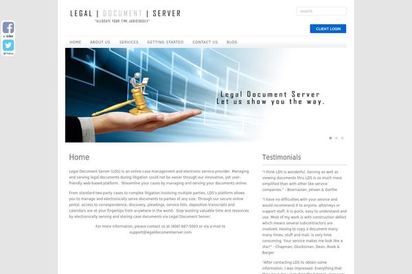 Ecooffice theme site design template sample