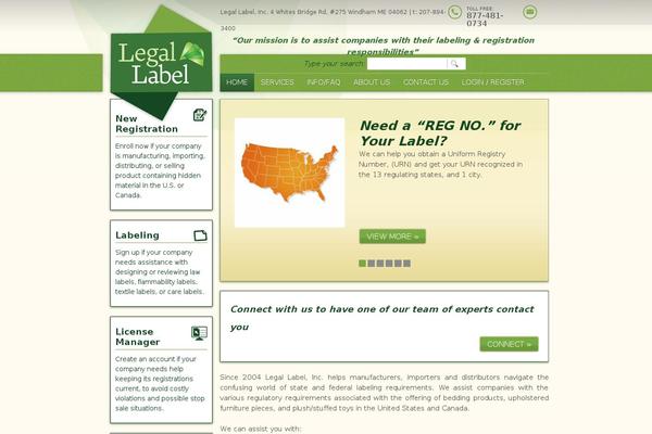 legallabel.com site used Legallabel