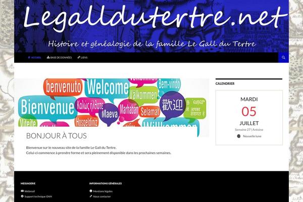 Site using iCalendrier plugin