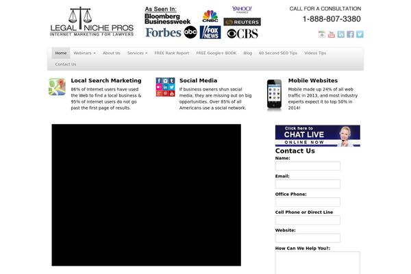 PageLines theme site design template sample