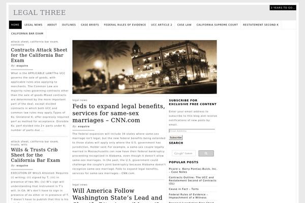 Magzine theme site design template sample