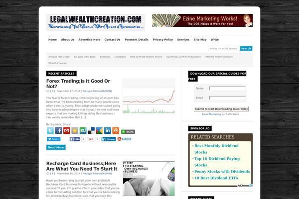 WP-Ellie theme site design template sample