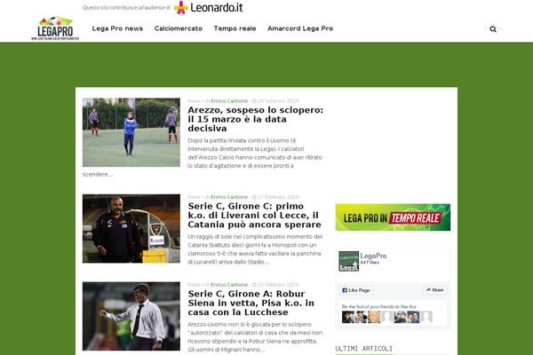 Site using Live Blogging plugin