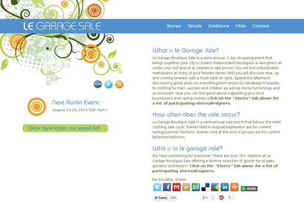 legaragesale.net site used Lgs