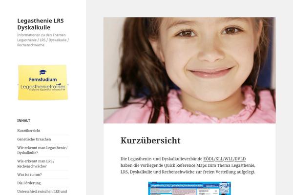 Twenty Fifteen theme site design template sample