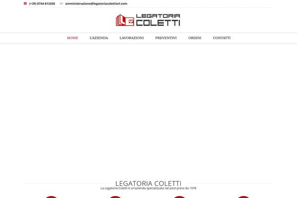 Legenda theme site design template sample
