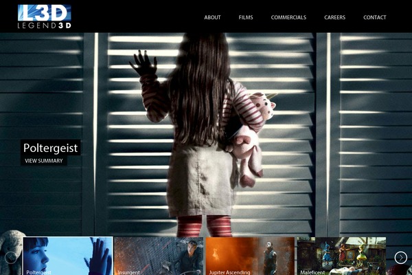 Legend theme site design template sample