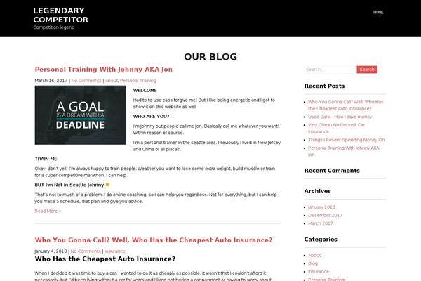 legendarycompetitor.com site used Cardio