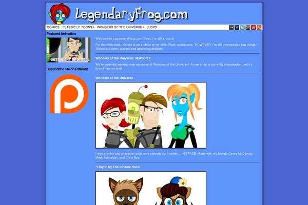 ComicPress theme site design template sample
