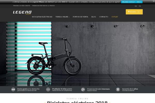 legendebikes.com site used Strollik