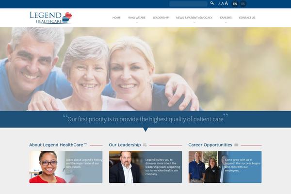 legendhealth.com site used Legendcorporate