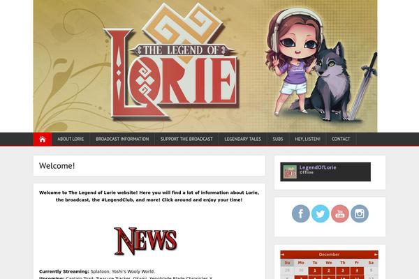ShootingStar theme site design template sample