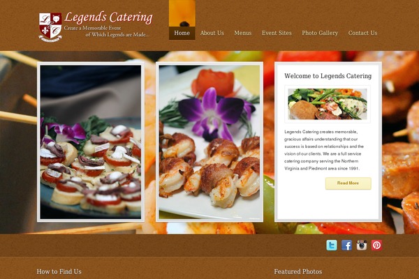 Parabola theme site design template sample