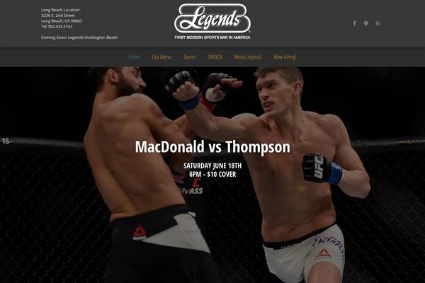 Linguini theme site design template sample