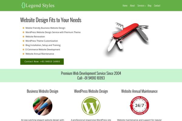 legendstyles.com site used Legend