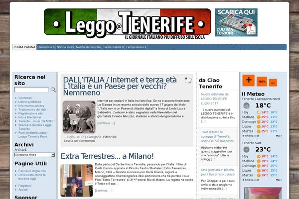 Site using Super RSS Reader plugin