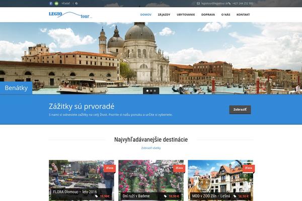 Tour Package V1.02 theme site design template sample