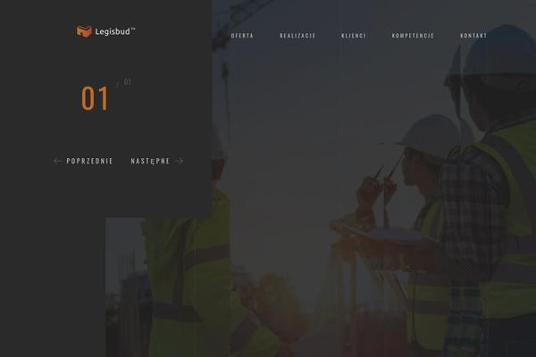 Goarch theme site design template sample