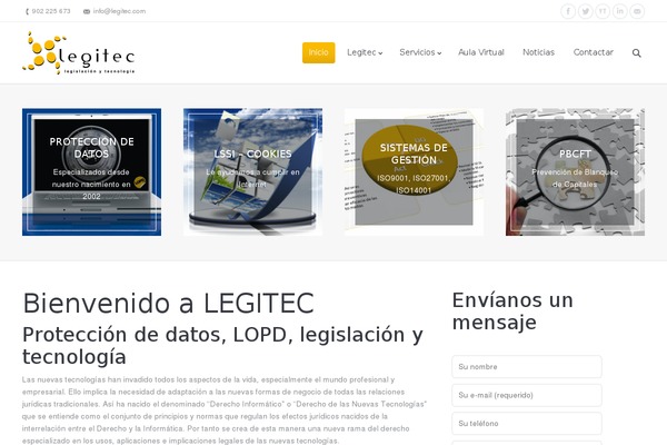The7 theme site design template sample