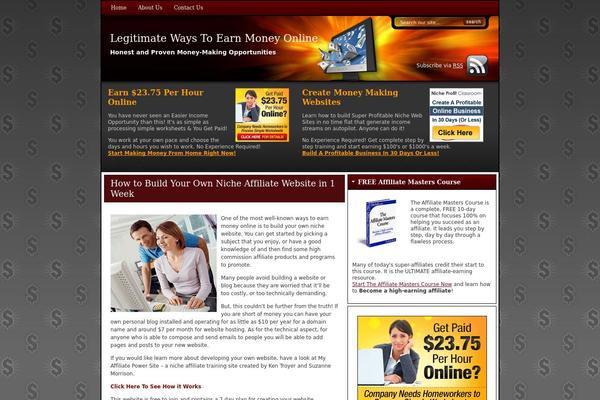 Flexsqueeze theme site design template sample