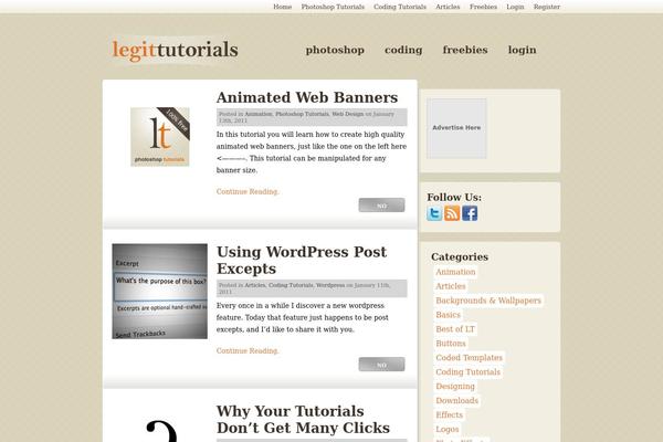 Cassions theme site design template sample