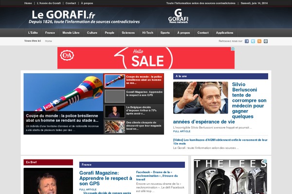 Zox-news theme site design template sample