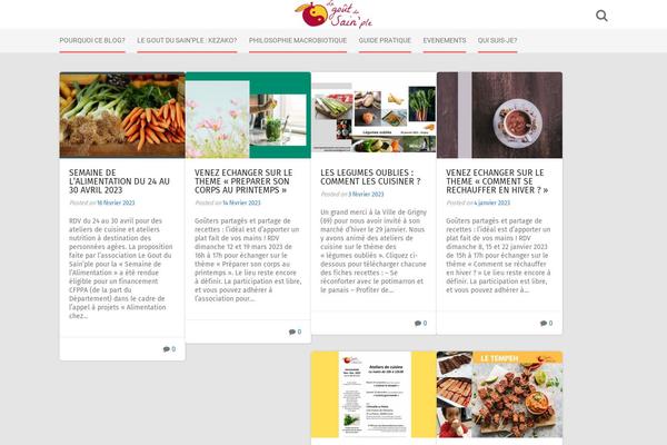 Pingraphy theme site design template sample