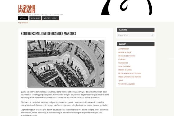 Parabola theme site design template sample