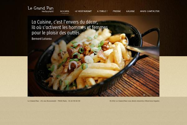 Foundation theme site design template sample