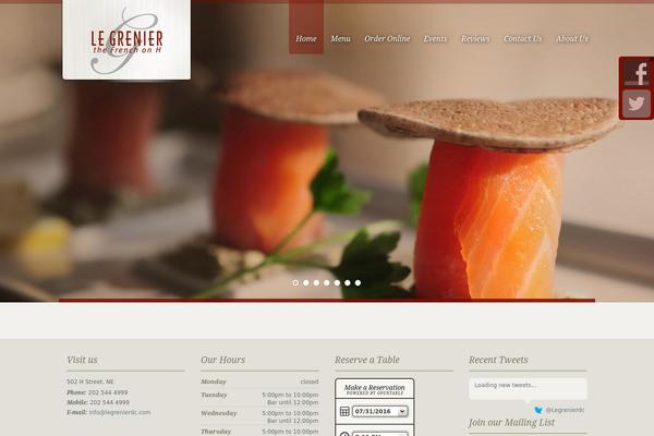 White Rock theme site design template sample