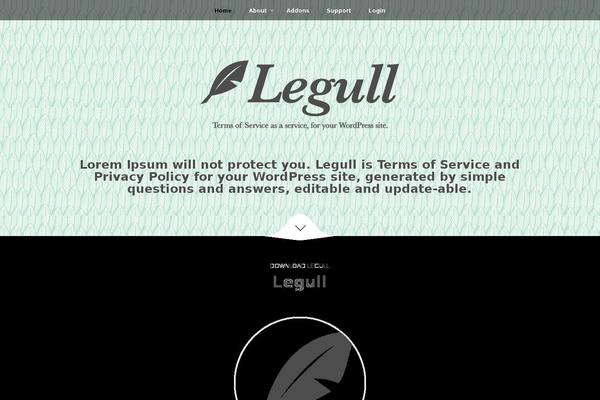 legull.com site used The One Pager
