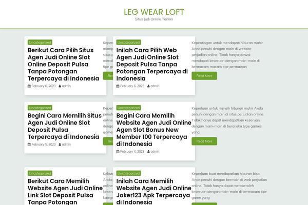 Fairy Lite theme site design template sample