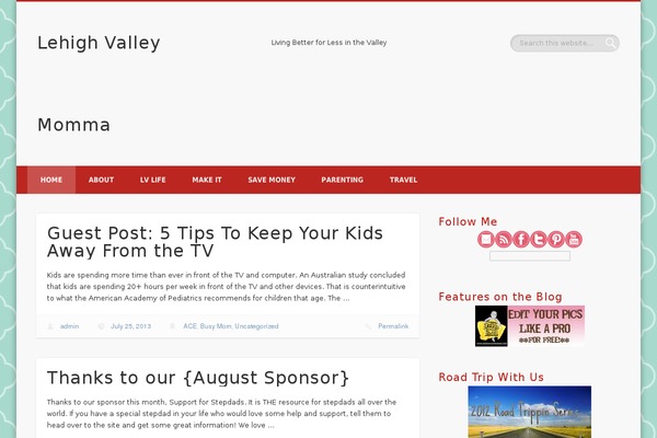 Pinboard theme site design template sample