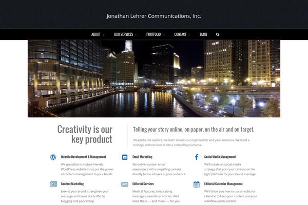 Creativo theme site design template sample