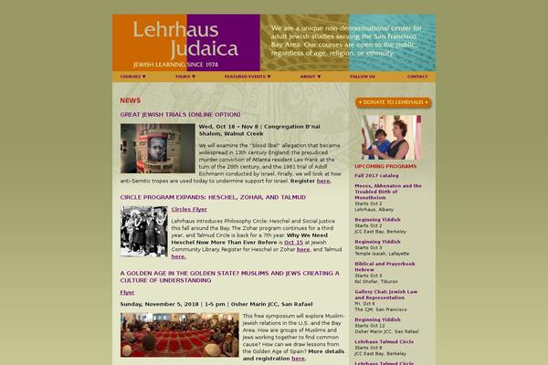 lehrhaus.org site used Lehrhaus