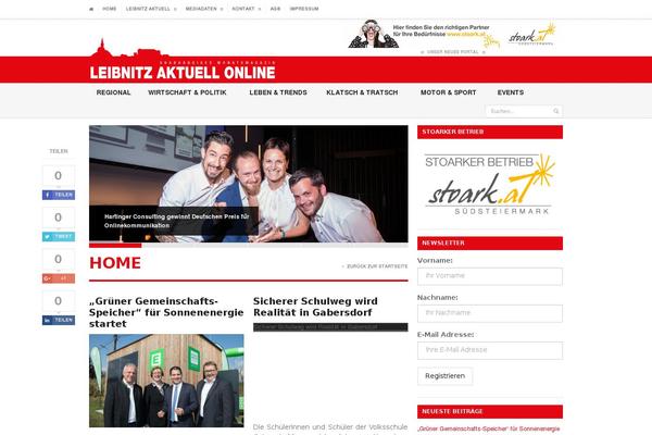 Newspaper Child theme site design template sample