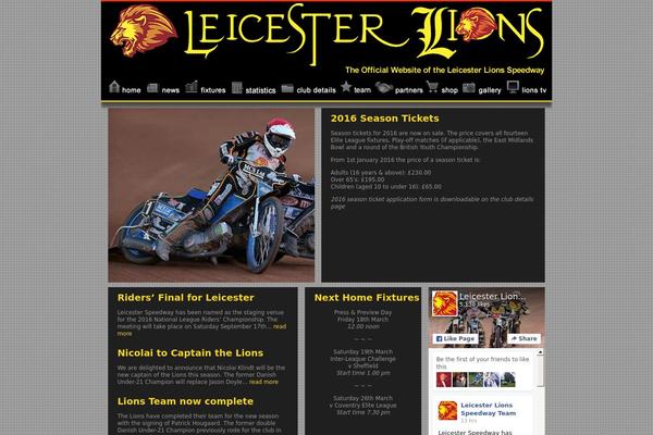 Speedway theme site design template sample