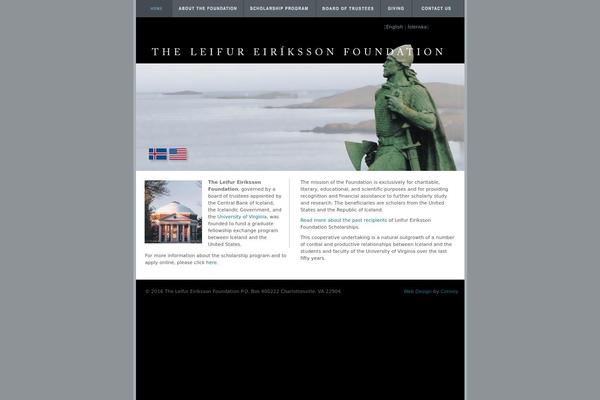 leifureirikssonfoundation.org site used Lef