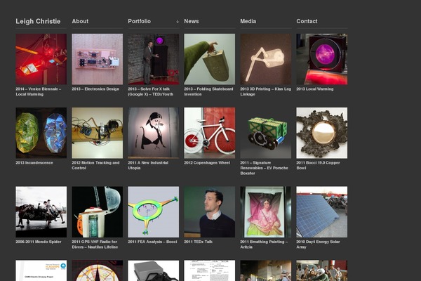 leighchristie.com site used Portfolium