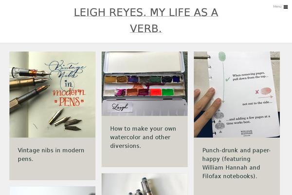 Writee theme site design template sample