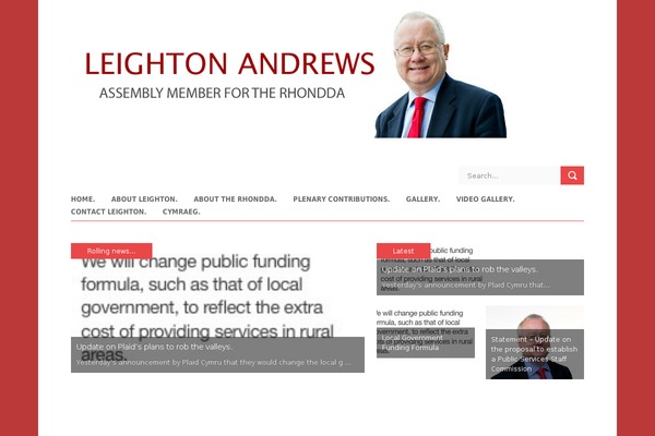 News theme site design template sample