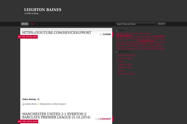 RGB theme site design template sample
