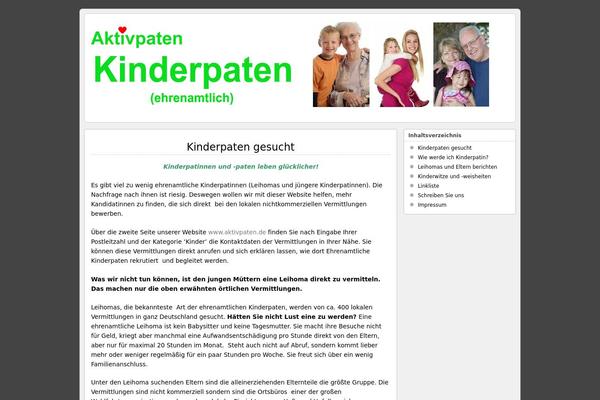 Suffusion theme site design template sample