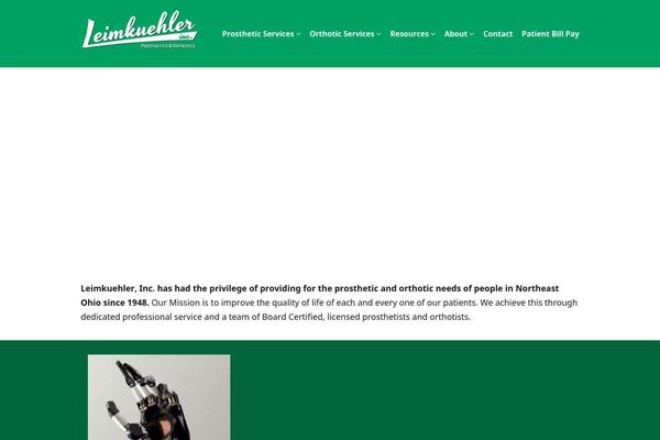 Vestige theme site design template sample