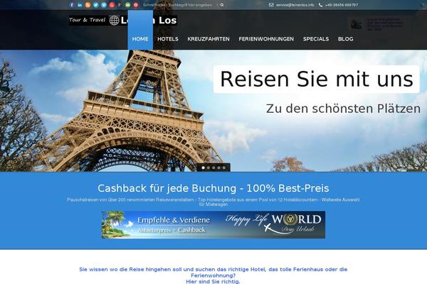 Tour Package theme site design template sample