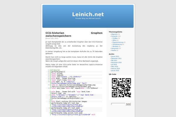 Default theme site design template sample