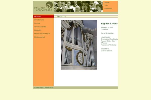 leipziger-chorverband.de site used Codilight